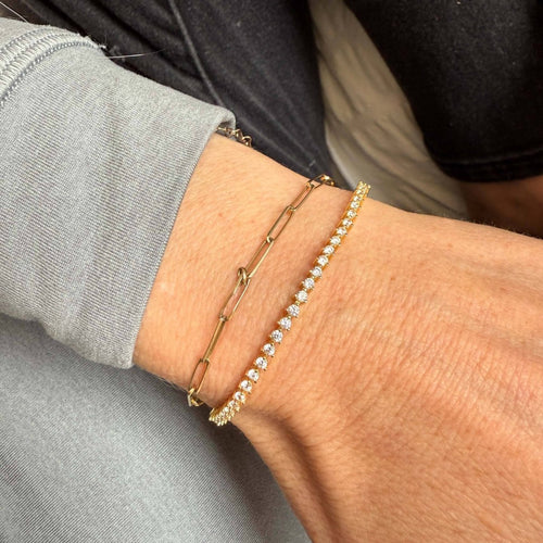 Diamond Dazzle Tennis Bracelet Bracelets by La Kaiser