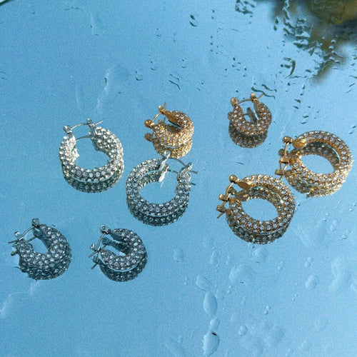 Disco Baby Hoops by Kismet Showroom