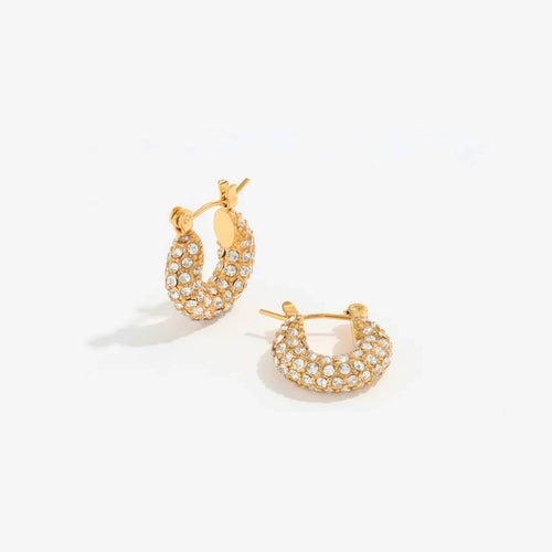 Disco Baby Hoops Yellow Gold Baby Hoop (15mm) by Kismet Showroom