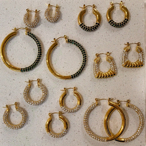 Disco Baby Hoops by Kismet Showroom