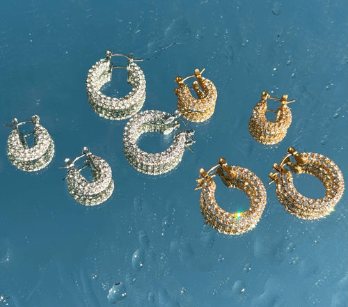 Disco Baby Hoops by Kismet Showroom