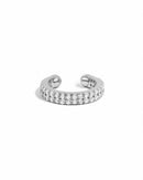 Double Row CZ Ear Cuff - Red Bird Road