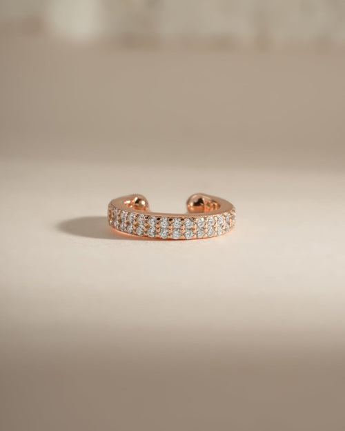 Double Row CZ Ear Cuff - Red Bird Road