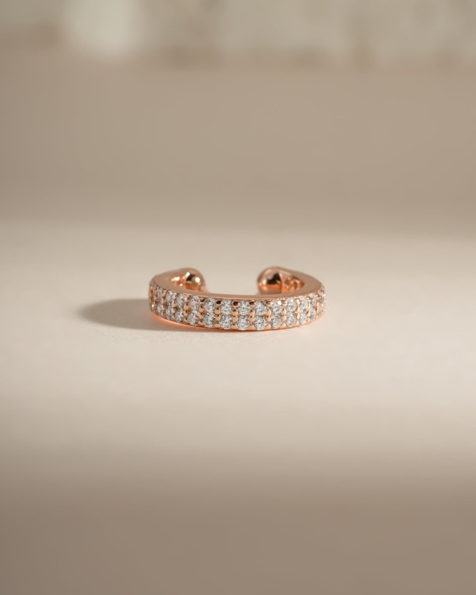 Double Row CZ Ear Cuff - Red Bird Road