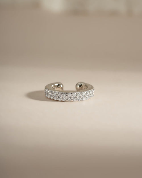 Double Row CZ Ear Cuff - Red Bird Road