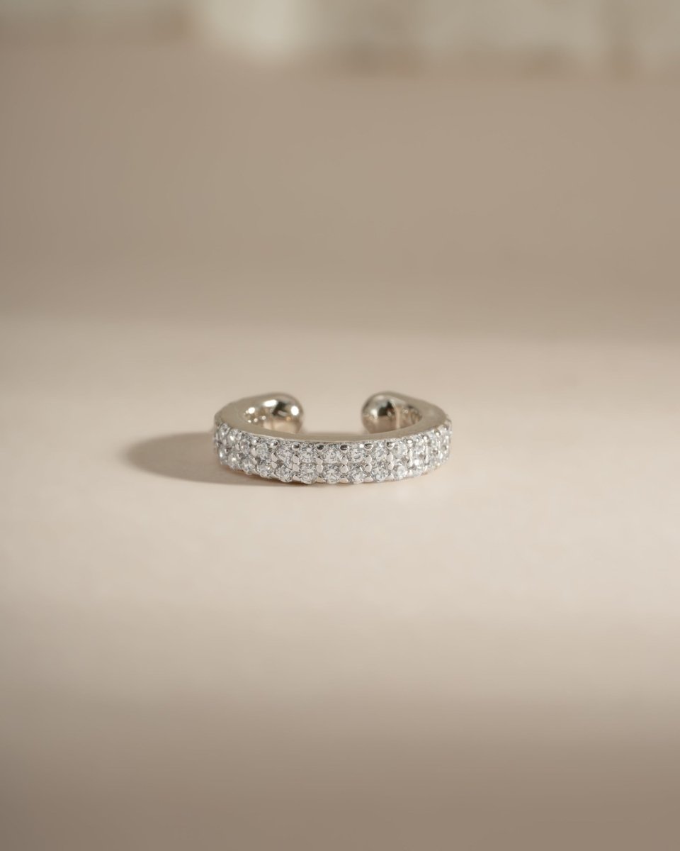 Double Row CZ Ear Cuff - Red Bird Road