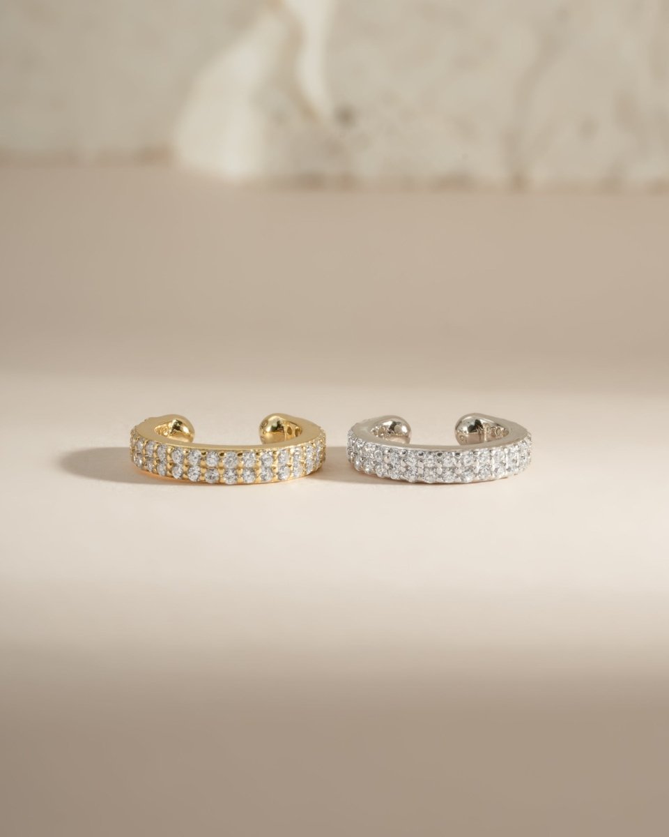 Double Row CZ Ear Cuff - Red Bird Road