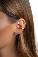Double Row CZ Ear Cuff - Red Bird Road