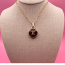 Elegant 14K Gold Filled Louis Vuitton Paperclip Necklace