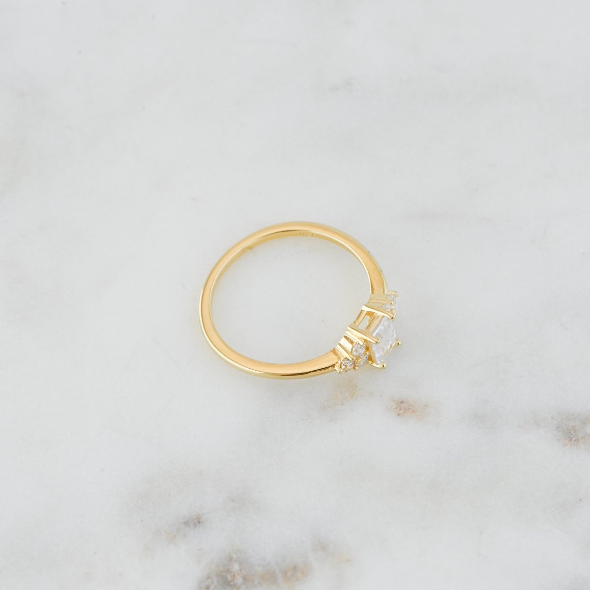 Emerald Cut Stacking Ring Rings by Sami Jewels
