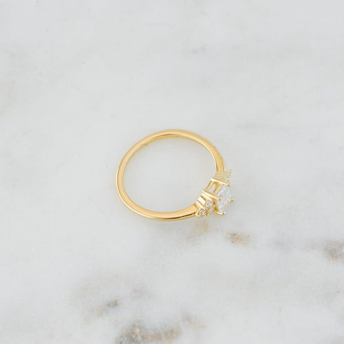Emerald Cut Stacking Ring Rings by Sami Jewels