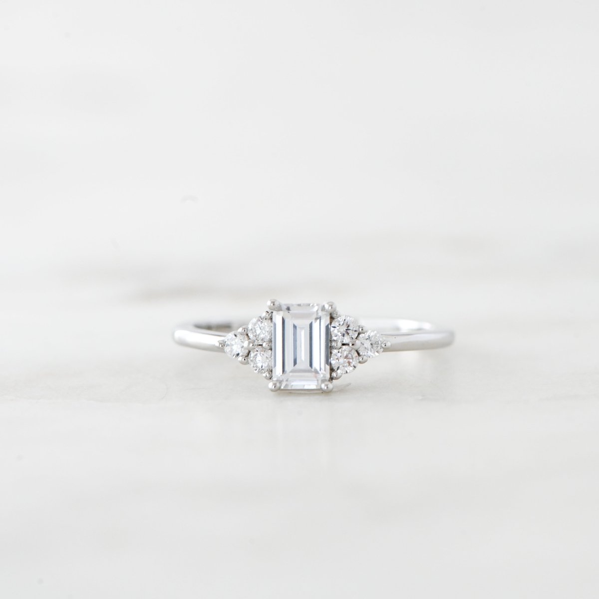 Emerald Cut Stacking Ring Rings by Sami Jewels