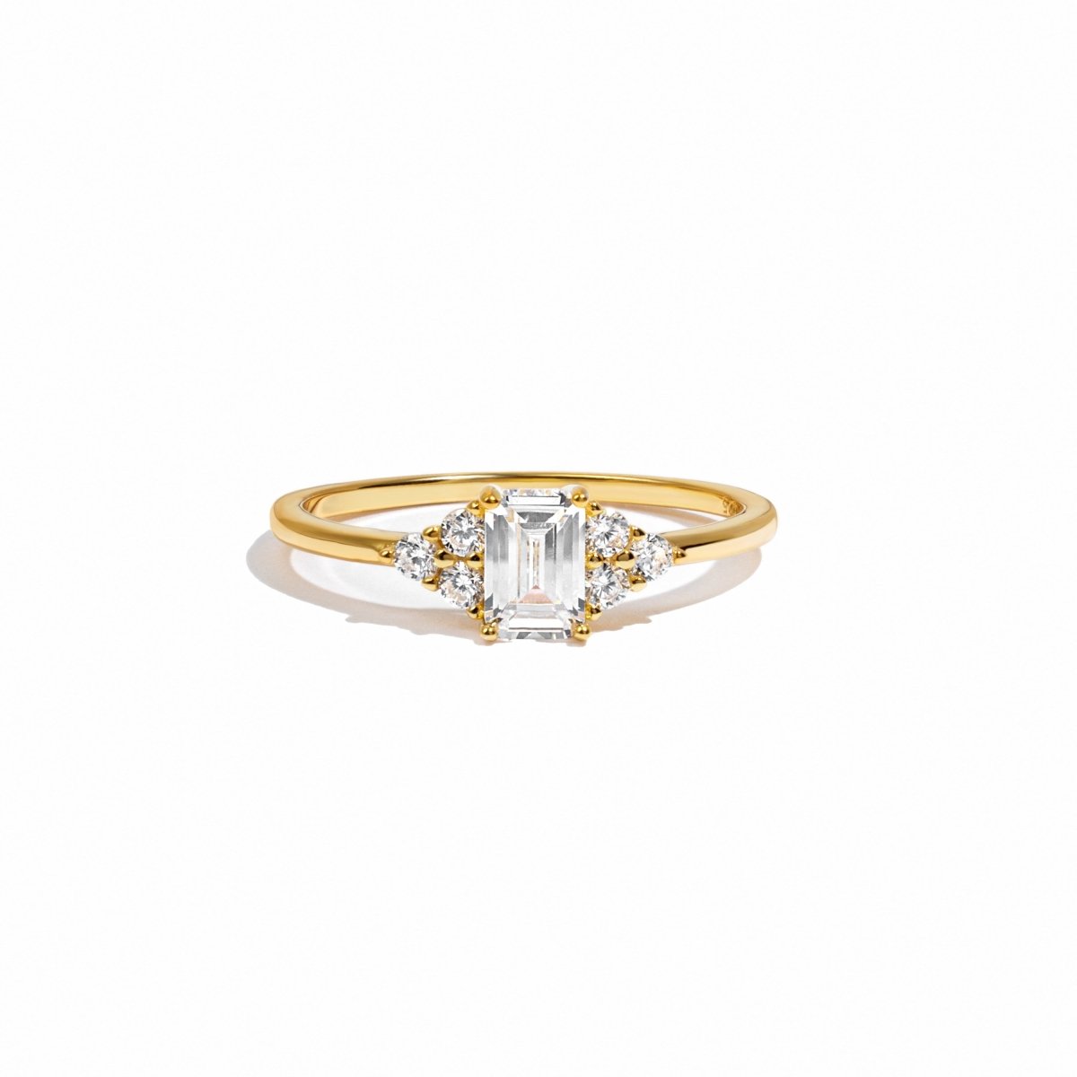 Emerald Cut Stacking Ring