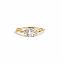 Emerald Cut Stacking Ring