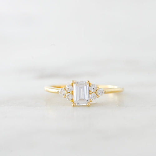 Emerald Cut Stacking Ring Rings by Sami Jewels
