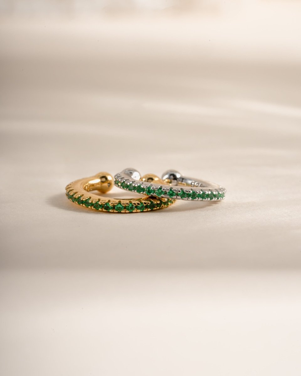 Emerald Ear Cuff - Red Bird Road