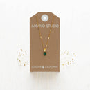 Emerald Green Pendant Necklace