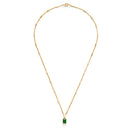 Emerald Green Pendant Necklace