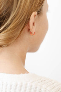 Enamel Hoop: Pink - Red Bird Road