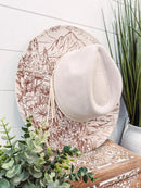 Engraved Floral Mountain Hat