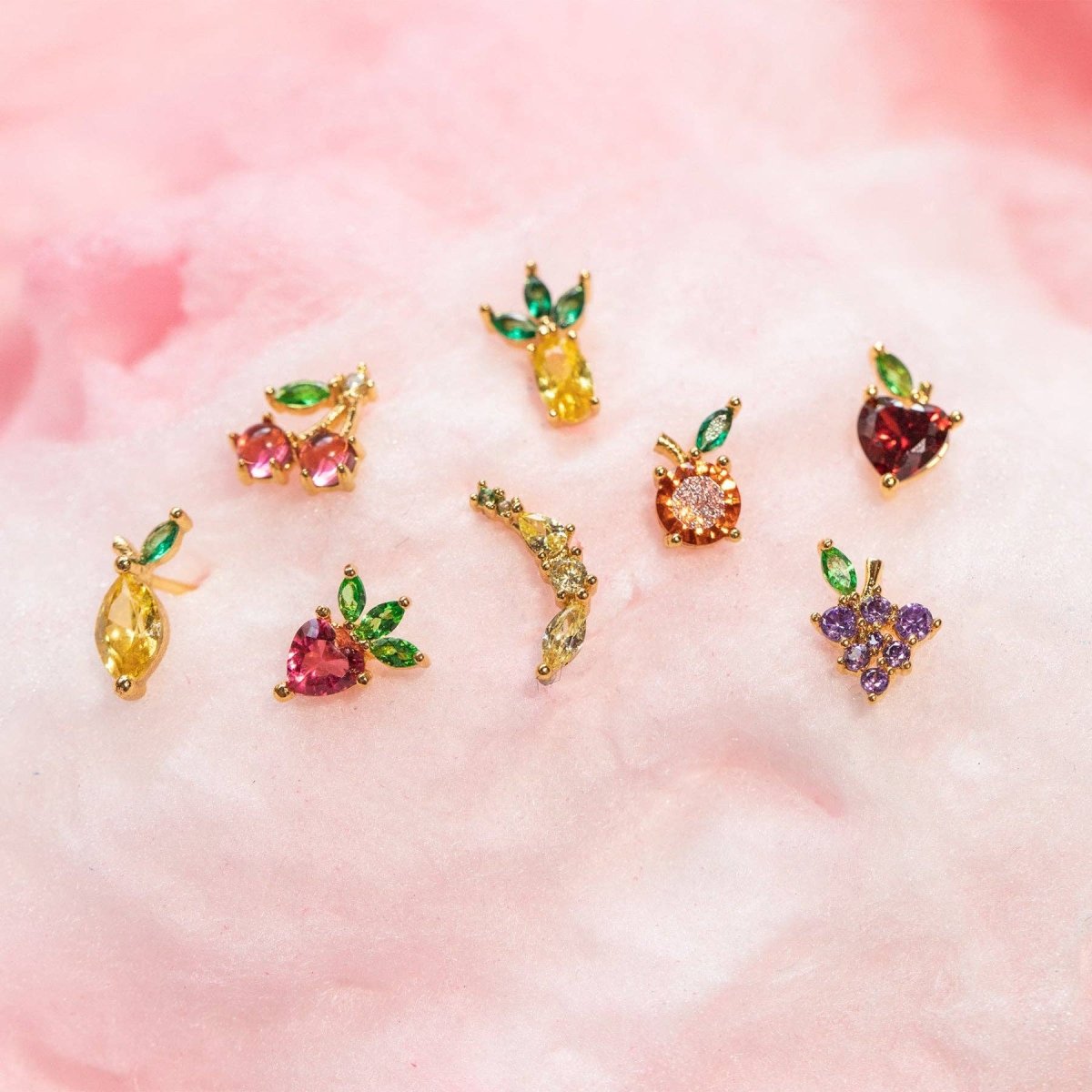 Fruit Basket Stud Set - Red Bird Road