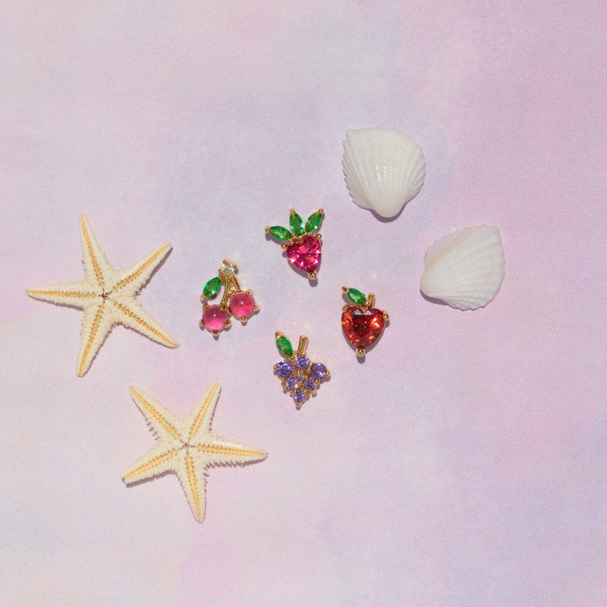 Fruit Basket Stud Set - Red Bird Road