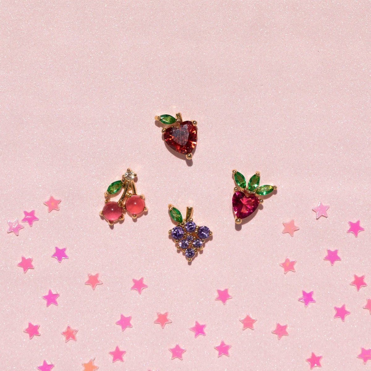 Fruit Basket Stud Set - Red Bird Road