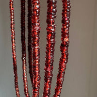 Garnet Necklace |Red Stack Jewelry | January Birthstone: Garnet