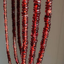 Garnet Necklace |Red Stack Jewelry | January Birthstone: Garnet