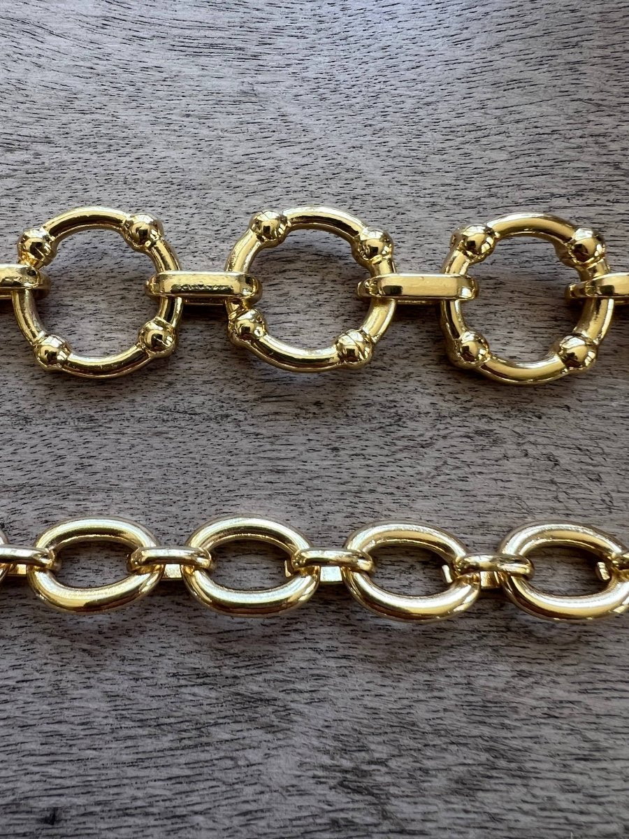 Gilded Double Ring Bracelet