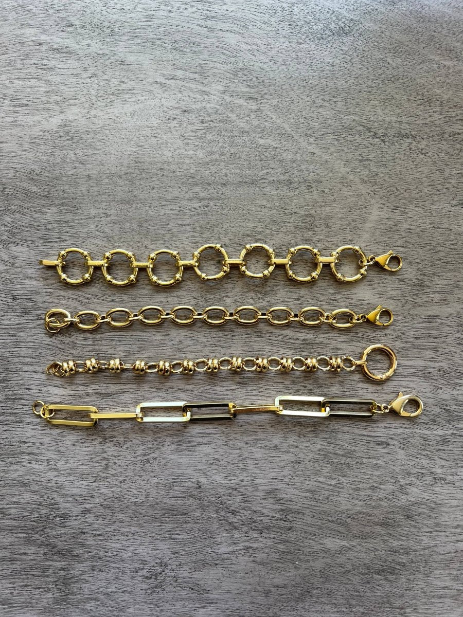 Gilded XL Circle Bracelet