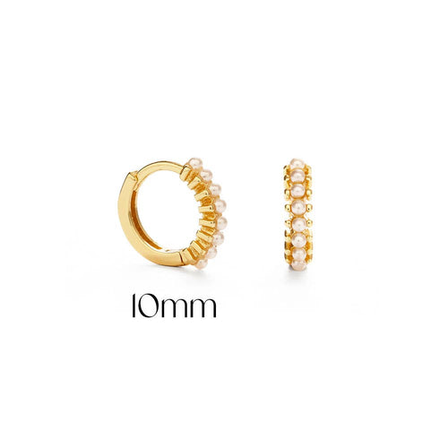 Gold and Pearl Huggies