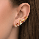Gold Big Apple Stud Set - Red Bird Road