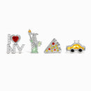 Gold Big Apple Stud Set - Red Bird Road