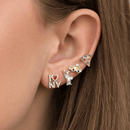 Gold Big Apple Stud Set - Red Bird Road