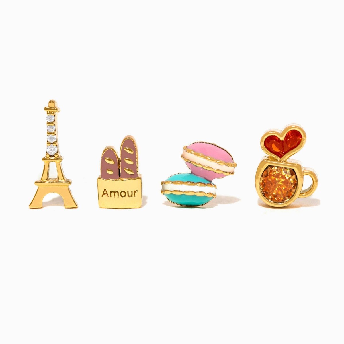 Gold Café de Paris Stud Set - Red Bird Road