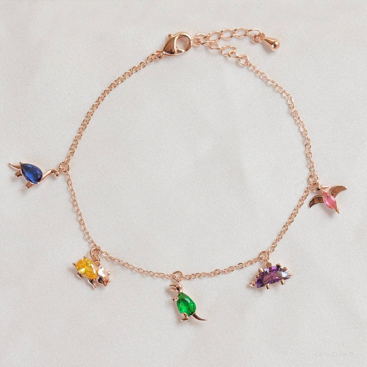 Gold Dino Rawr Bracelet - Red Bird Road