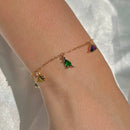 Gold Dino Rawr Bracelet - Red Bird Road
