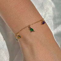 Gold Dino Rawr Bracelet - Red Bird Road