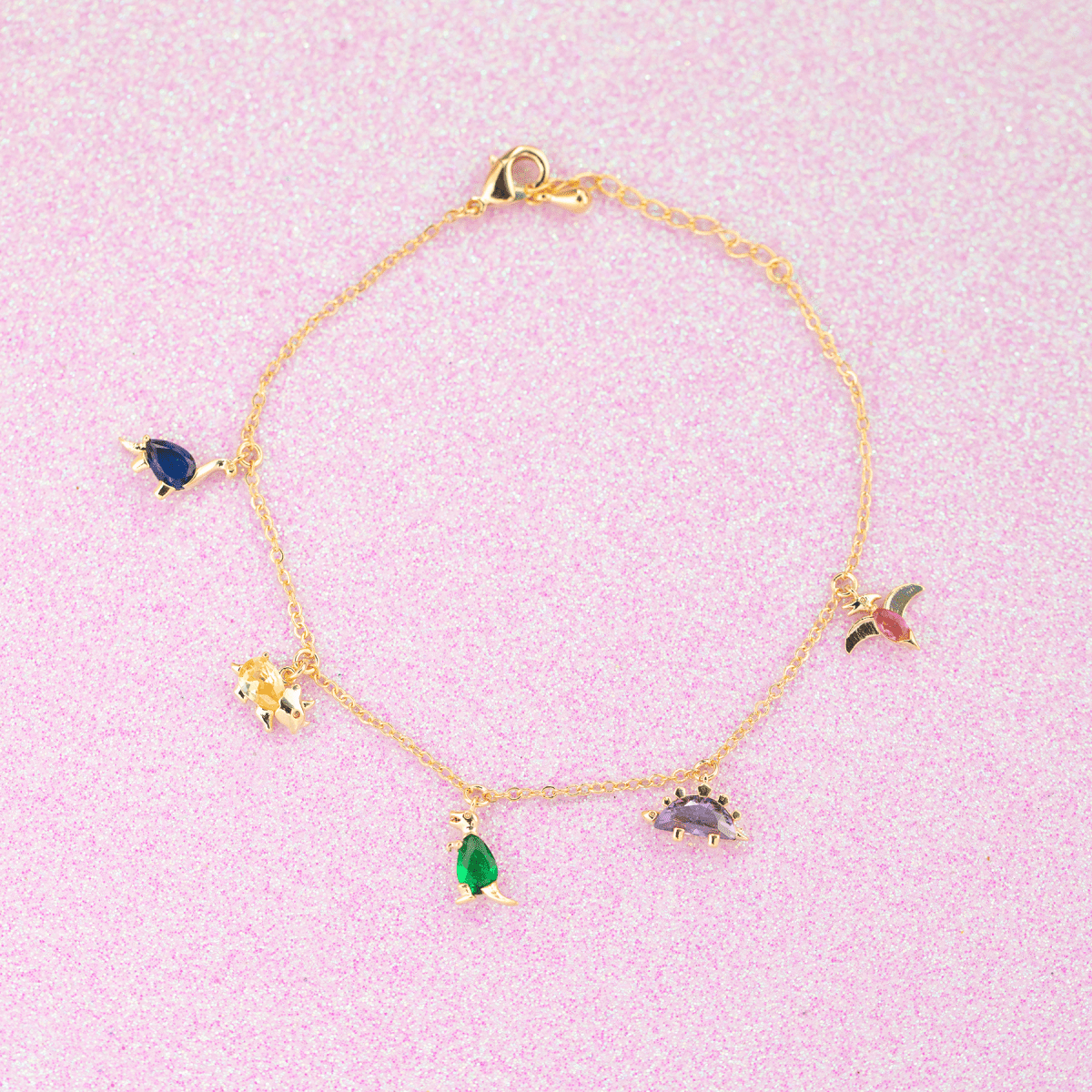 Gold Dino Rawr Bracelet - Red Bird Road