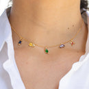 Gold Dino Rawr Necklace - Red Bird Road