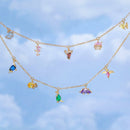 Gold Dino Rawr Necklace - Red Bird Road