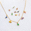 Gold Dino Rawr Necklace - Red Bird Road