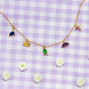 Gold Dino Rawr Necklace - Red Bird Road