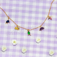 Gold Dino Rawr Necklace - Red Bird Road