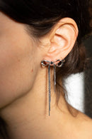 Gold Disco Bow Studs