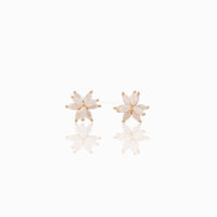 Gold Fairest Floral Studs - Red Bird Road