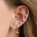 Gold Fairest Floral Studs - Red Bird Road
