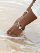 Gold Filled Seashell Chain Bracelet - Leialoha
