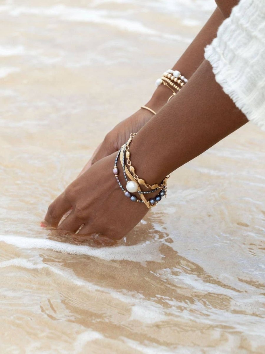 Gold Filled Seashell Chain Bracelet - Leialoha